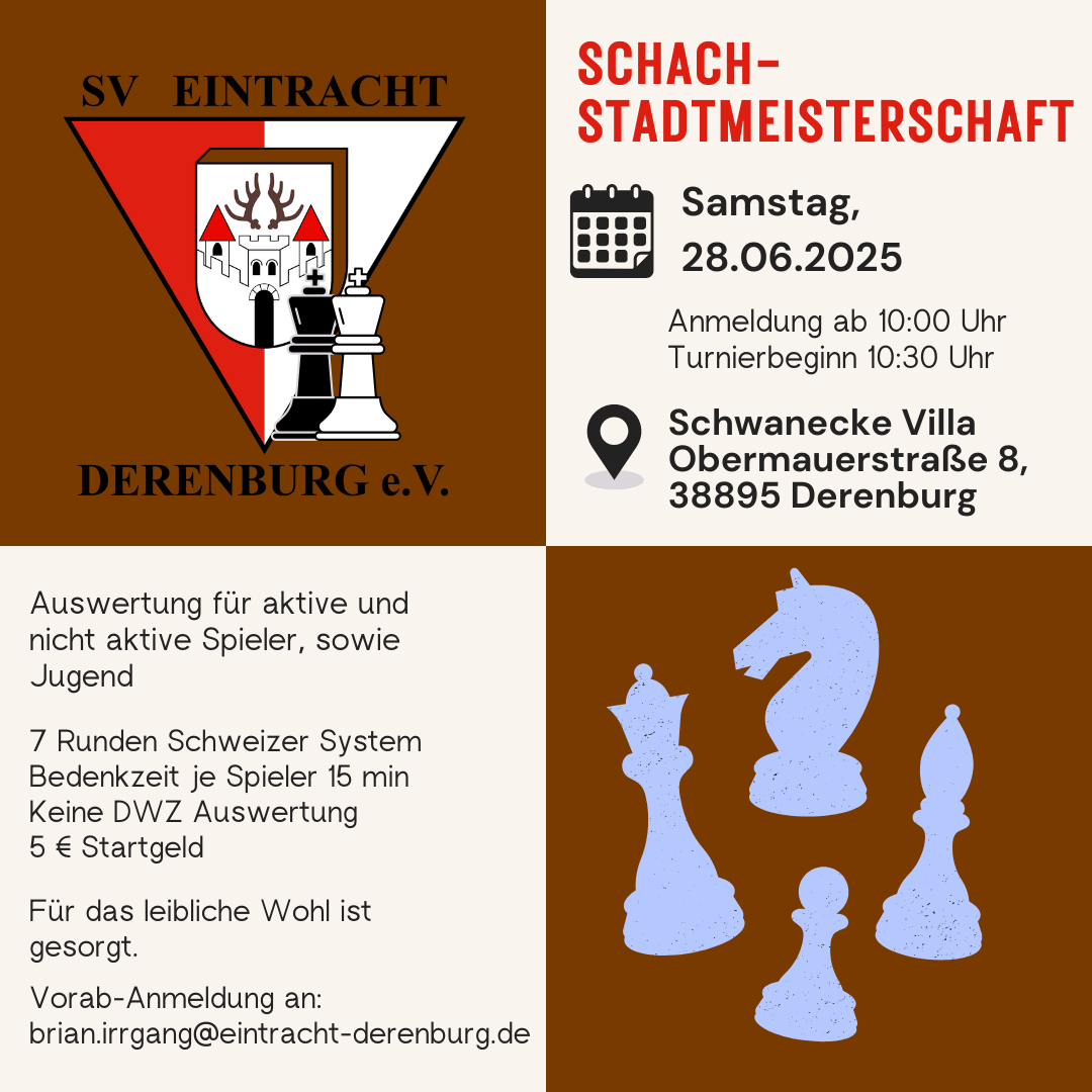 Schach Stadtmeisterschaft